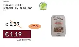 Prezzemolo e Vitale Rummo tubetti integrali n. 72 offerta