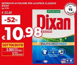 Bennet Detersivo in polvere per lavatrice classico DIXAN offerta