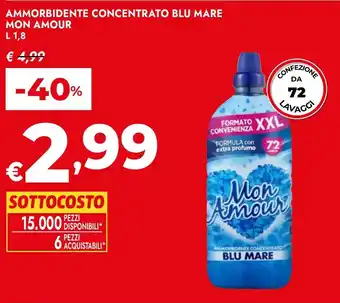 Bennet Ammorbidente concentrato blu mare MON AMOUR offerta