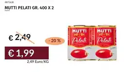 Prezzemolo e Vitale Mutti pelati offerta