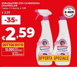 Bennet Sgrassatore con candeggina CHANTECLAIR offerta