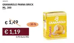 Prezzemolo e Vitale Granarolo panna brick offerta
