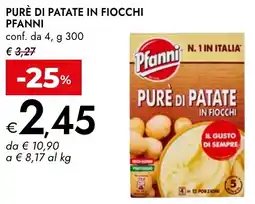 Bennet Purè di patate in fiocchi PFANNI offerta