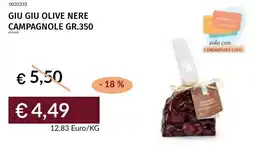 Prezzemolo e Vitale Giu giu olive nere campagnole offerta
