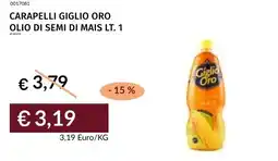 Prezzemolo e Vitale Carapelli giglio oro olio di semi di mais offerta