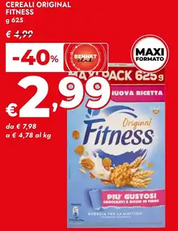 Bennet Cereali original FITNESS offerta