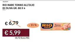 Prezzemolo e Vitale Rio mare tonno all'olio di oliva offerta