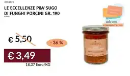 Prezzemolo e Vitale Le eccellenze p&v sugo di funghi porcini offerta