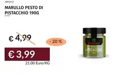 Prezzemolo e Vitale Marullo pesto di pistacchio offerta