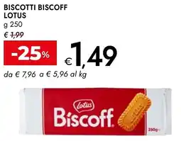 Bennet Biscotti biscoff LOTUS offerta