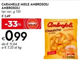 Bennet Caramelle miele ambrosoli AMBROSOLI offerta