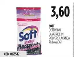 Carico Cash & Carry Soft detersivo lavatrice in polvere lavanda offerta