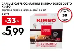 Bennet Capsule caffè compatibili sistema dolce gusto KIMBO offerta