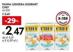 Bennet Panna leggera gourmet CHEF offerta
