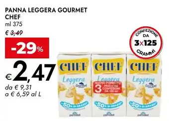 Bennet Panna leggera gourmet CHEF offerta