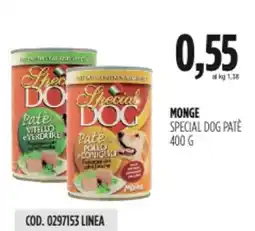 Carico Cash & Carry Monge special dog patè offerta