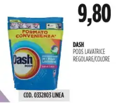 Carico Cash & Carry Dash pods lavatrice regolare/colore offerta