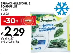 Bennet Spinaci millefoglie BONDUELLE offerta