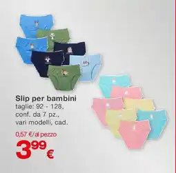 KiK Slip per bambini offerta