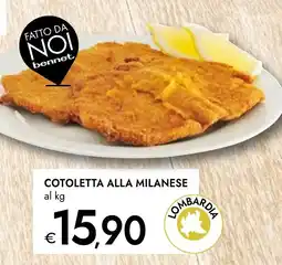 Bennet Cotoletta alla milanese FATTO DA NOI offerta