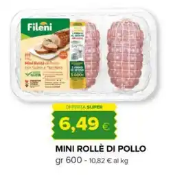 Tigre Fileni mini rollè di pollo offerta