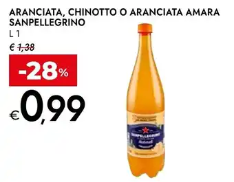 Bennet Aranciata, chinotto o aranciata amara SANPELLEGRINO offerta