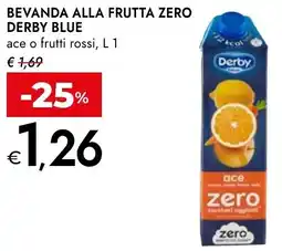 Bennet Bevanda alla frutta zero DERBY BLUE offerta