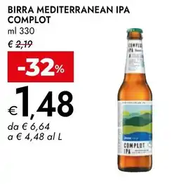 Bennet Birra mediterranean ipa COMPLOT offerta