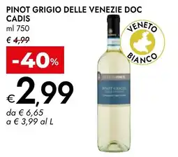 Bennet Pinot grigio delle venezie doc CADIS offerta
