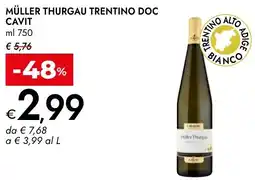 Bennet Müller thurgau trentino DOC CAVIT offerta
