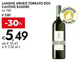 Bennet Langhe arneis torrato DOC CANTINE RASORE offerta