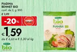 Bennet Piadina BENNET BIO offerta