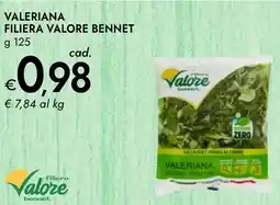 Bennet Valeriana filiera valore BENNET offerta