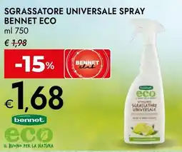 Bennet Sgrassatore universale spray BENNET ECO offerta
