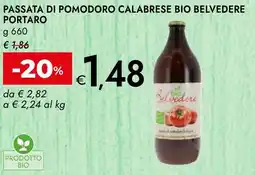Bennet Passata di pomodoro calabrese bio belvedere PORTARO offerta