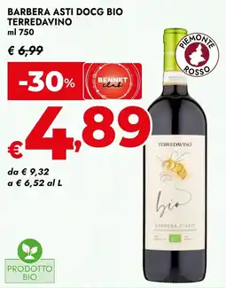 Bennet Barbera asti docg bio TERREDAVINO offerta