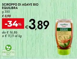 Bennet Sciroppo di agave bio EQUILIBRA offerta