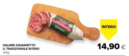 Tigre Salame galbanetto il tradizionale intero offerta