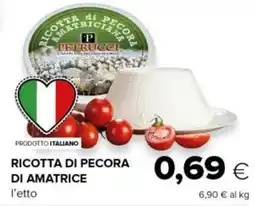 Tigre Ricotta di pecora di amatrice offerta