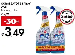 Bennet Sgrassatore spray ACE offerta