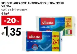 Bennet Spugne abrasive antigraffio ultra fresh VILEDA offerta