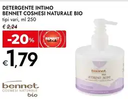 Bennet Detergente intimo bennet cosmesi naturale bio offerta