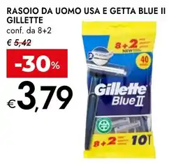 Bennet Rasoio da uomo usa e getta blue II GILLETTE offerta