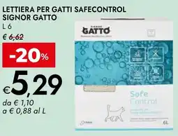 Bennet Lettiera per gatti safecontrol SIGNOR GATTO offerta