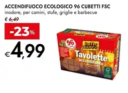 Bennet Accendifuoco ecologico 96 cubetti FSC offerta