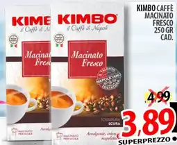 Il Genio Supermercato Kimbo caffè macinato fresco offerta