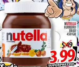 Il Genio Supermercato Nutella ferrero vaso offerta