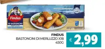 Eté Findus bastoncini di merluzzo x18 offerta