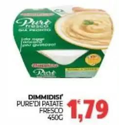 Eté Dimmidisi pure'di patate fresco offerta