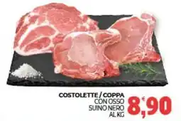 Eté Costolette/coppa con osso suino nero offerta